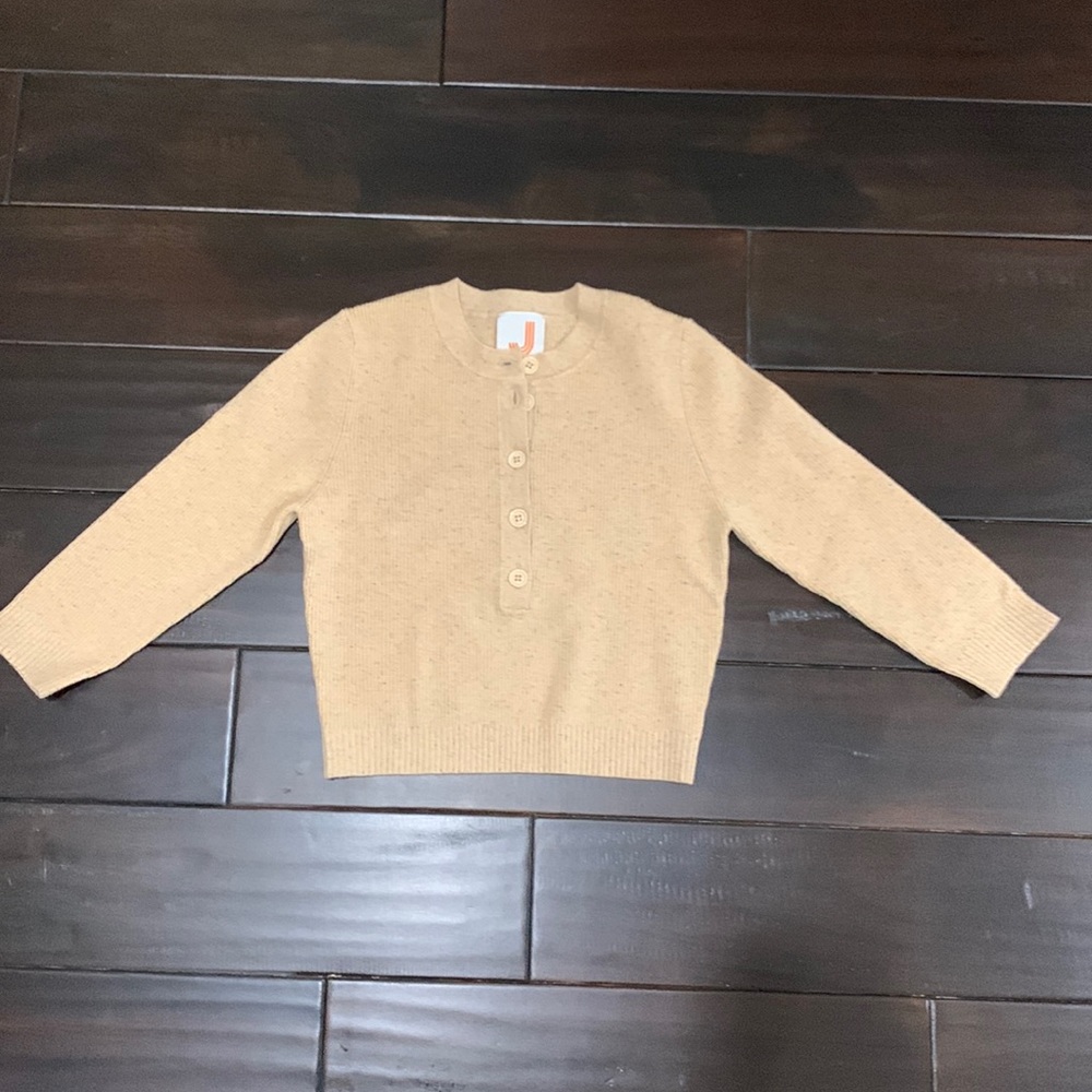 JoosTricot 3/4 Sleeve Crop Top